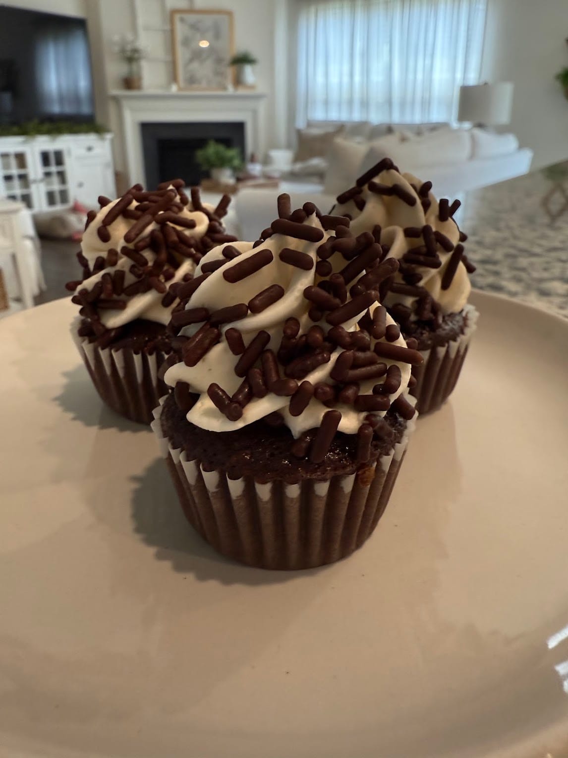 Chocolate Cupcakes with Vanilla Buttercream