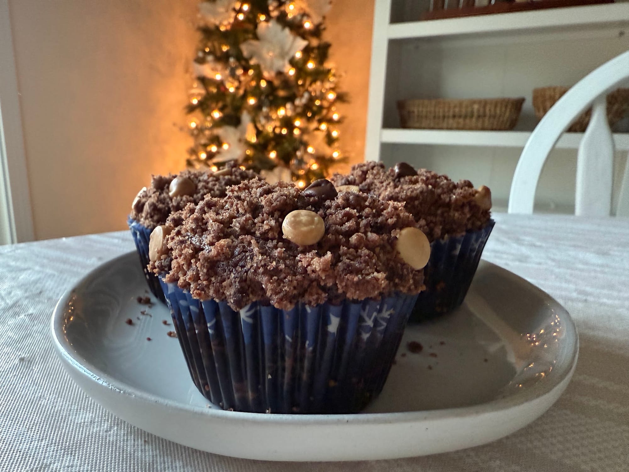 Double Chocolate Muffins with Chocolate Streusel